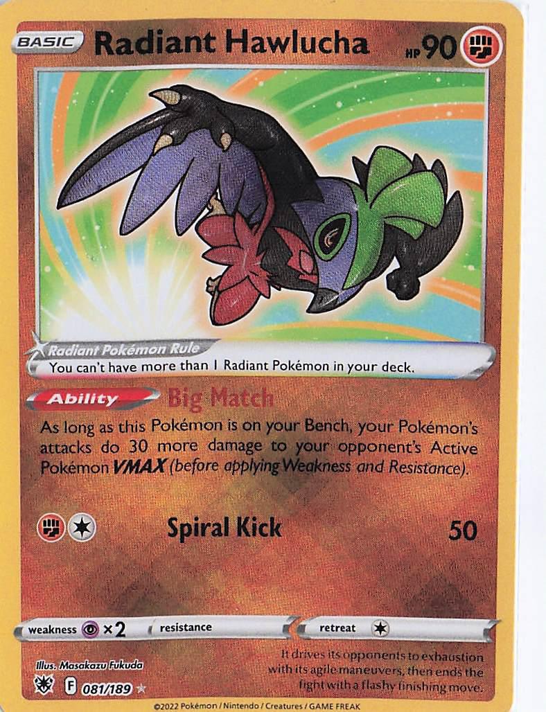 Radiant Hawlucha 081/189