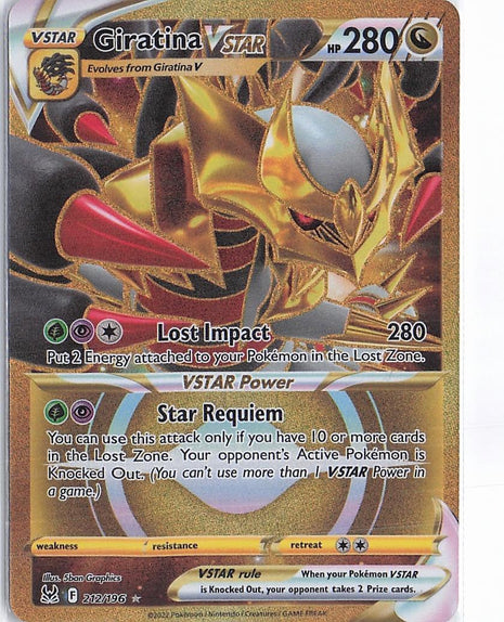 Giratina VSTAR 212/196