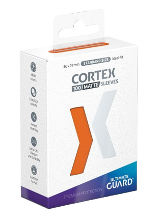Ultimate Guard - Orange Matte Cortex Sleeves Standard Size (100)