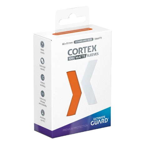 Ultimate Guard - Orange Matte Cortex Sleeves Standard Size (100)
