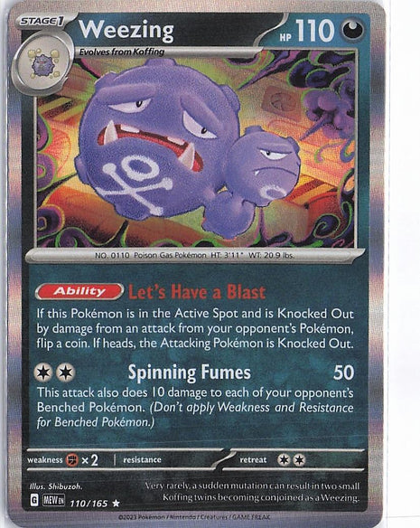 Weezing 110/165 (H)