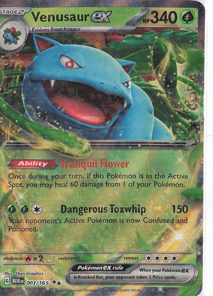 Venusaur ex 003/165