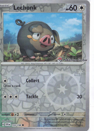 Lechonk 155/198 (Pokemon Center)