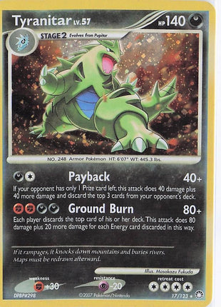 Tyranitar LV.57 17/123 (H)