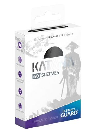 Ultimate Guard - Black Japanese Katana Sleeves (60)