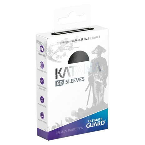 Ultimate Guard - Black Japanese Katana Sleeves (60)
