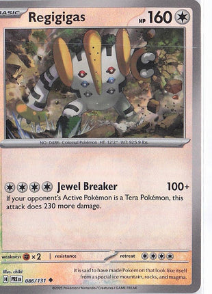 Regigigas 086/131 (Masterball)