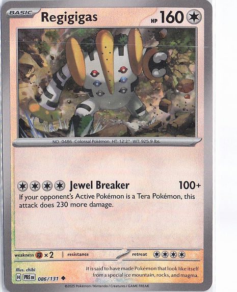 Regigigas 086/131 (Masterball)