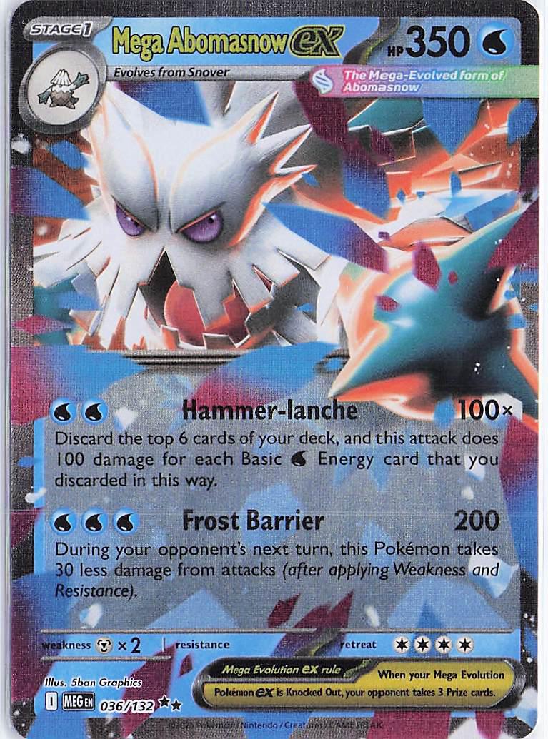 Mega Abomasnow ex 036/132