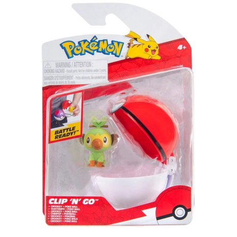 Pokemon - Grookey Clip 'N' Go Figure