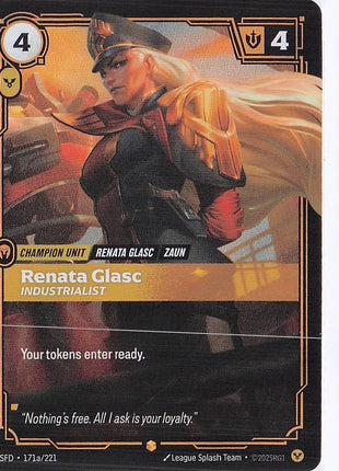 Renata Glasc, Industrialist 171a/221