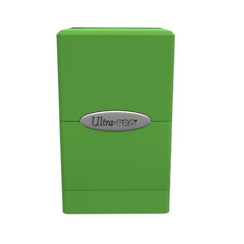 Ultra Pro - Lime Green Satin Tower Deck Box