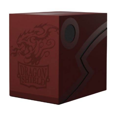Dragon Shield - Blood Red Double Deck Shell