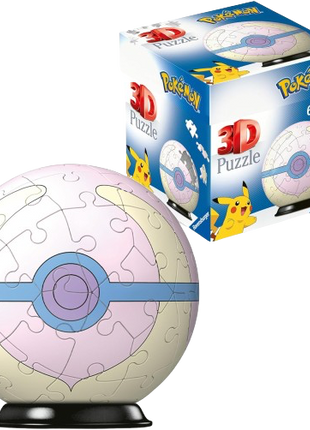 Pokemon - Heal Ball 3D Puzzle (55 Pieces)