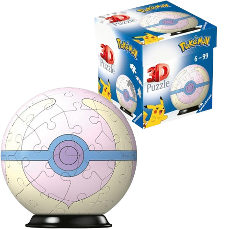 Pokemon - Heal Ball 3D Puzzle (55 Pieces)