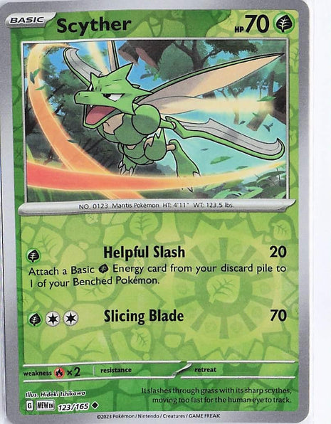 Scyther 123/165 (RH)