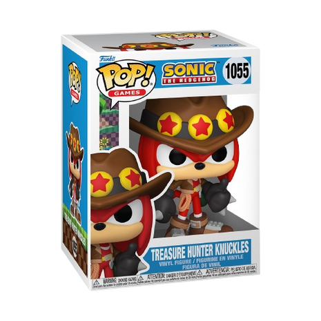 Sonic The Hedgehog - Treasure Hunter Knuckles #1055 Funko Pop!