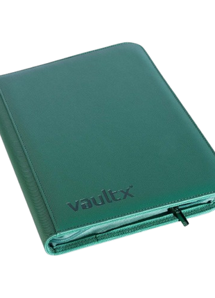 Vault X - Metallic Green 9 Pocket Zip Binder
