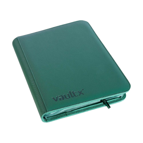 Vault X - Metallic Green 9 Pocket Zip Binder