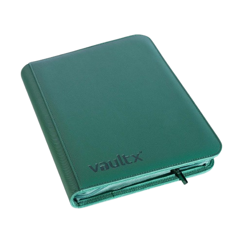 Vault X - Metallic Green 9 Pocket Zip Binder
