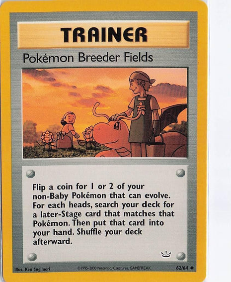 Pokemon Breeder Fields 62/64