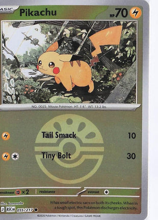 Pikachu 055/217 (Pokeball Holo)