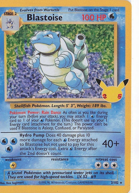 Blastoise 2/102 (H)(S)