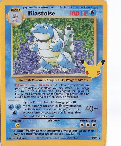 Blastoise 2/102 (H)(S)