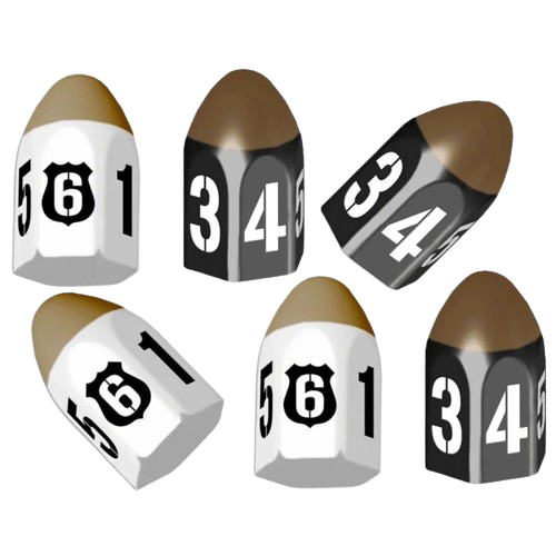 Tiny Epic Crimes: Bullet Dice (6 Pack)