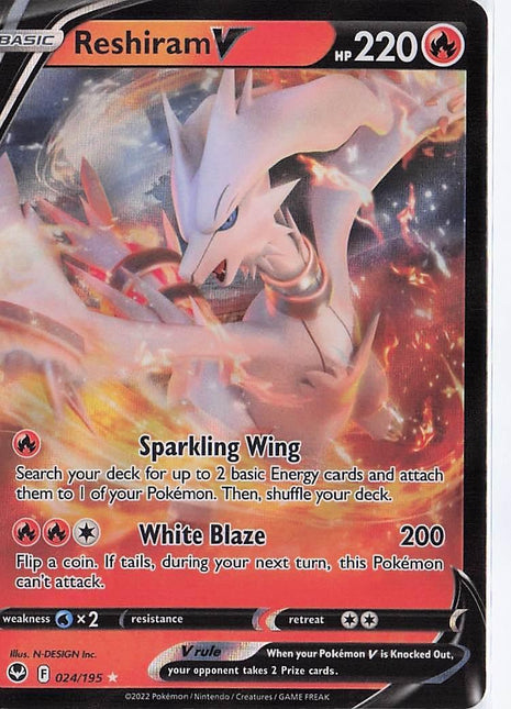 Reshiram V 024/195