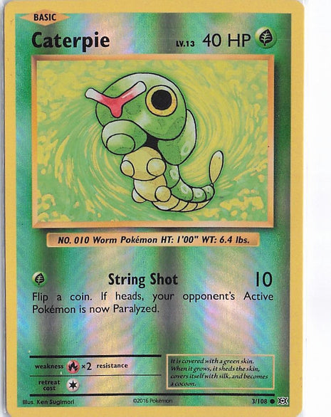 Caterpie LV.13 3/108 (RH)