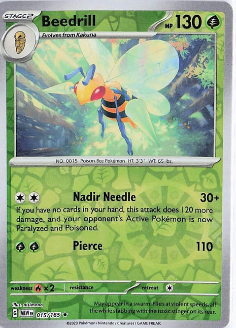 Beedrill 015/165 (RH)
