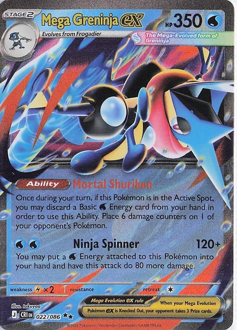 Mega Greninja ex 022/086