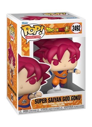 Dragon Ball - Super Saiyan God Goku (Punching) #2492 Funko Pop!