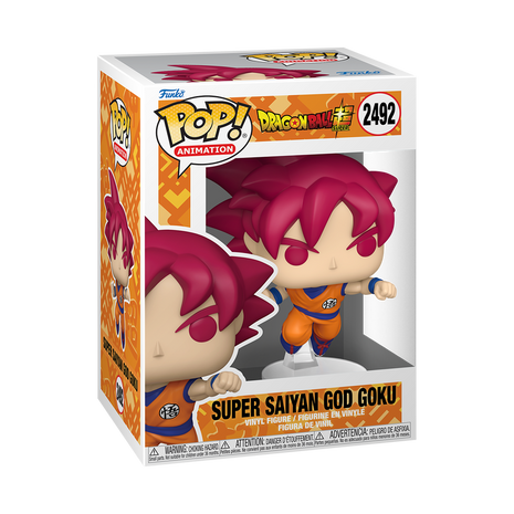 Dragon Ball - Super Saiyan God Goku (Punching) #2492 Funko Pop!