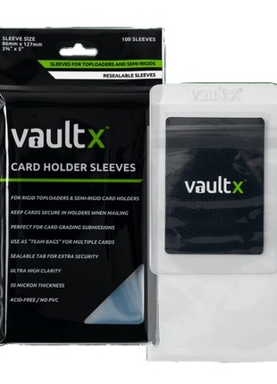 Vault X - 100 Card Holder Sleeves
