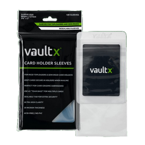 Vault X - 100 Card Holder Sleeves