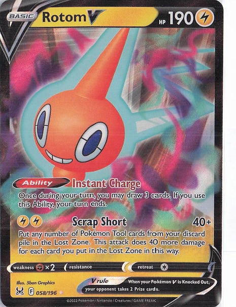 Rotom V 058/196