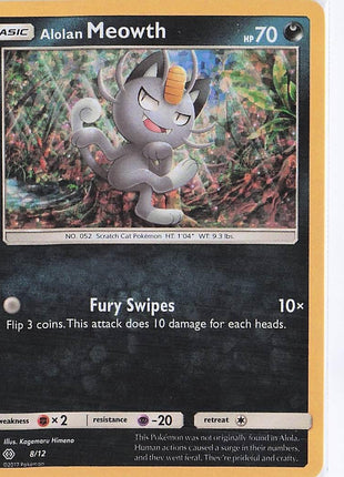 Alolan Meowth 8/12 (H)
