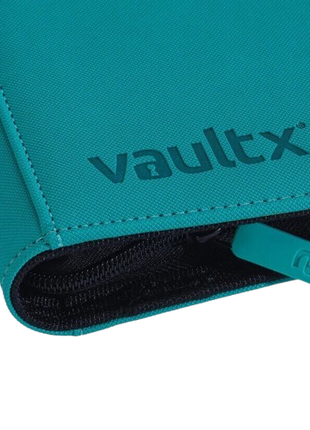 Vault X - Teal 4 Pocket Zip Binder