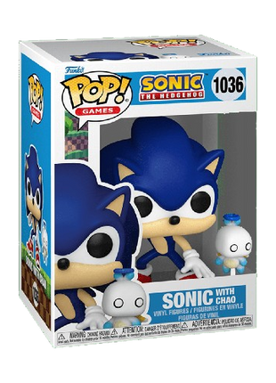 Sonic The Hedgehog - Sonic with Hero Chao #1036 Funko Pop!