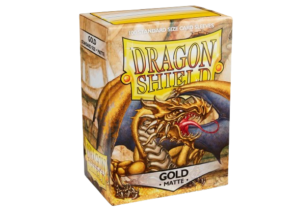 Dragon Shield - Matte Gold Sleeves (100)