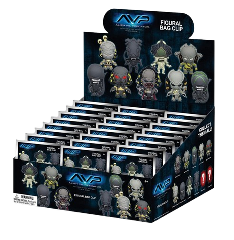 Alien vs. Predator - 3D Character Bag Clip Blind Bag