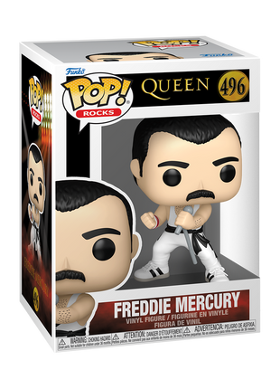 Queen - Freddie Mercury (White Singlet) #496 Funko Pop!