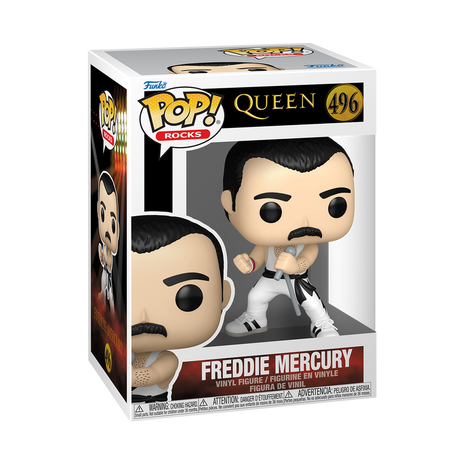 Queen - Freddie Mercury (White Singlet) #496 Funko Pop!