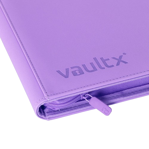 Vault X - Purple 9 Pocket Zip Binder