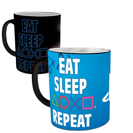 Playstation - Eat Sleep Repeat Heat Change Mug