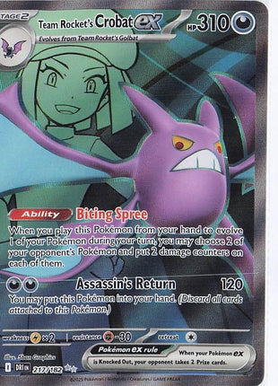 Team Rocket's Crobat ex 217/182