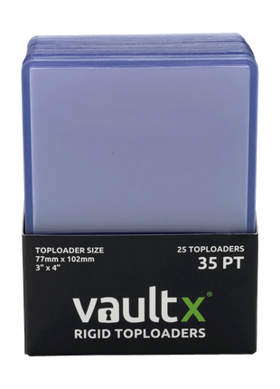 Vault X - Standard Size Toploaders (25)