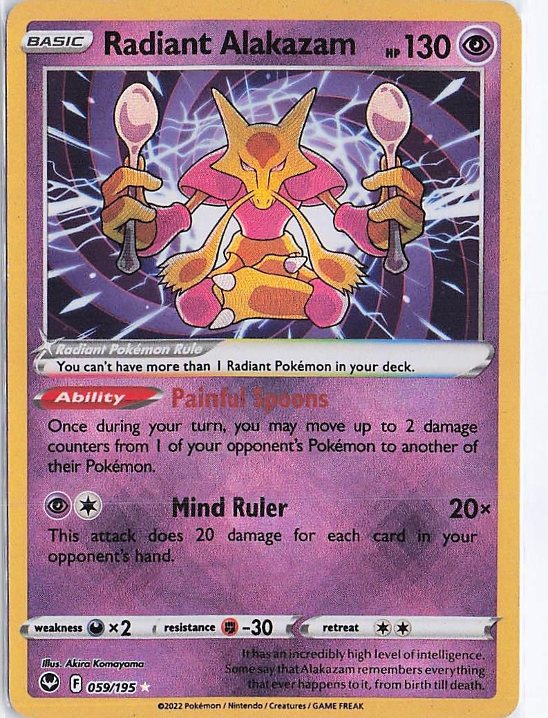 Radiant Alakazam 059/195